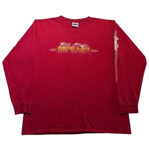 Vintage Pitt State Gorillas Long Sleeve Shirt Mens L Red Soffe 2000s Graphic Tee